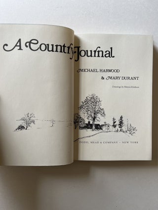 A Country Journal (inscribed)