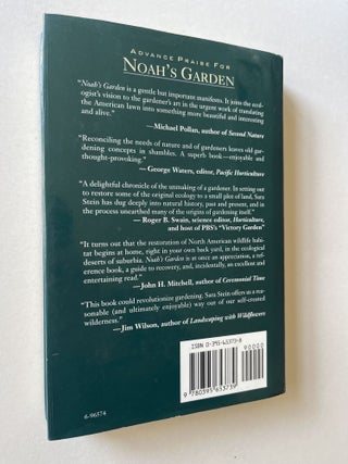 Noah's Garden: Restoring the Ecology of our Own Backyards (inscribed)