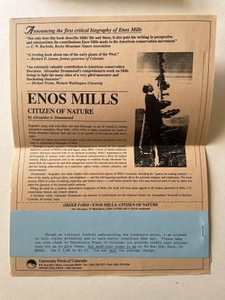 Enos Mills: Citizen of Nature (inscribed)