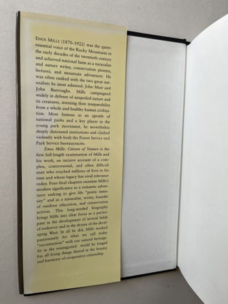 Enos Mills: Citizen of Nature (inscribed)