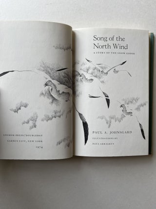 Song of the North Wind: A Story of the Snow Goose (signed to his son)