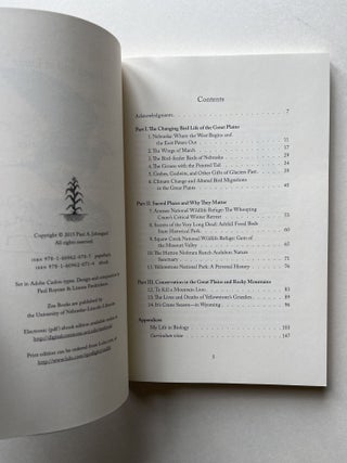 At Home and at Large in the Great Plains: Essays and Memories (inscribed to his son)