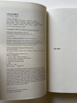 The Nature of Design (inscribed)