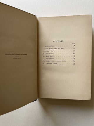 Seven Dreamers (inscribed to Bradford Torrey)
