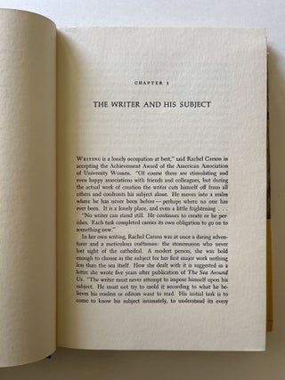 The House of Life: Rachel Carson at Work (association copy)