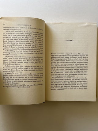 The House of Life: Rachel Carson at Work (association copy)