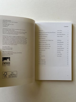 Naming Mt. Thoreau (signed by all contributors)