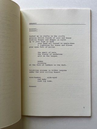 Manzanita (inscribed to the publisher, Don Allen)