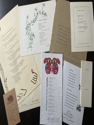 A Gary Snyder Broadside Collection