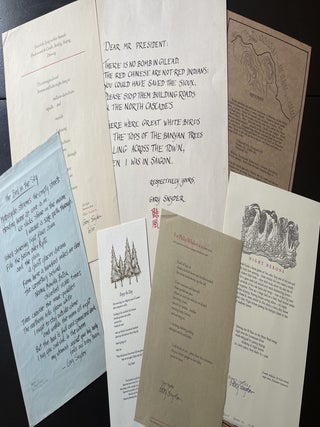 A Gary Snyder Broadside Collection