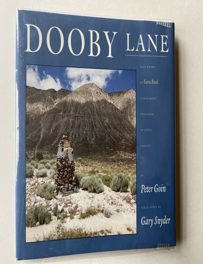 Item #1646 Dooby Lane (signed by Snyder and Goin). Gary Snyder, Peter Goin.