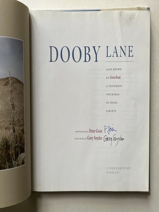 Dooby Lane (signed by Snyder and Goin)
