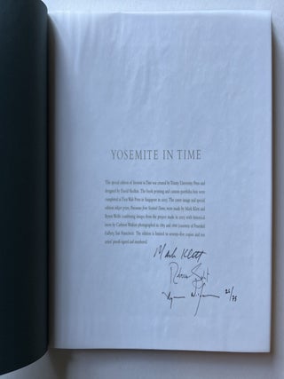 Yosemite in Time: Ice Ages, Tree Clocks, Ghost Rivers (signed limited edition in clamshell)
