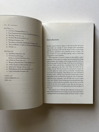 Lost Woods: The Discovered Writing of Rachel Carson (inscribed by Linda Lear)