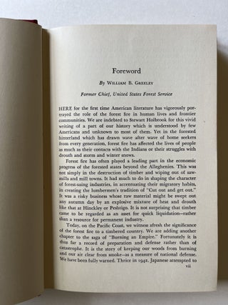 Burning An Empire: The Story of American Forest Fires (signed)
