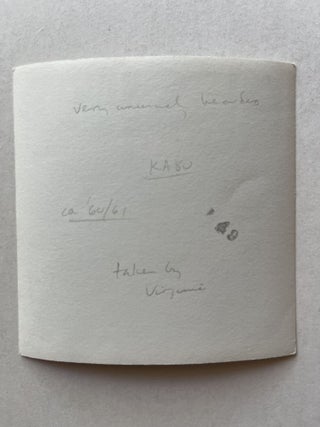 Original Photograph of Richard Brautigan ca. 1960 (1of 2)