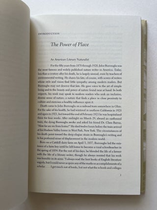 John Burroughs and the Place of Nature (signed)