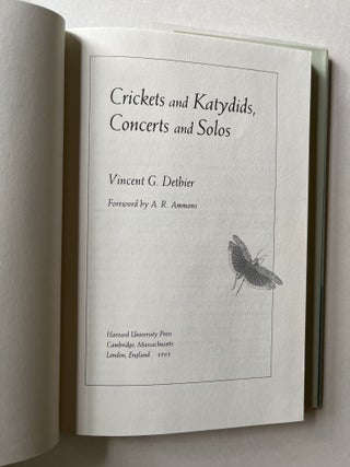 Crickets and Katydids, Concerts and Solos (signed)