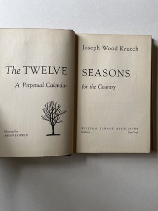 The Twelve Seasons: A Perpetual Calendar for the Country (signed)