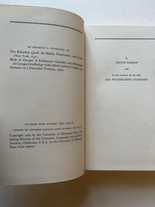 Memoirs of a Naturalist (inscribed)