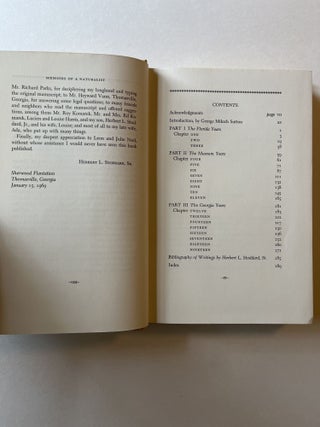 Memoirs of a Naturalist (inscribed)