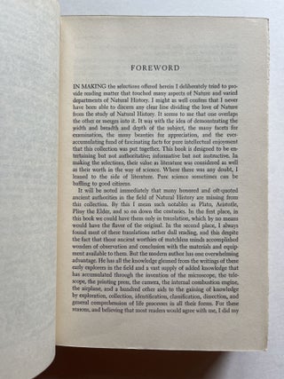 John Kieran's Treasury of Great Nature Writing (signed with inclusions)