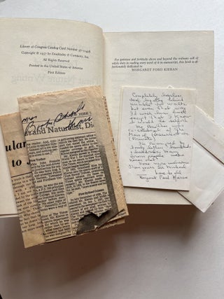 John Kieran's Treasury of Great Nature Writing (signed with inclusions)