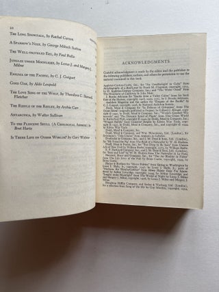 John Kieran's Treasury of Great Nature Writing (signed with inclusions)