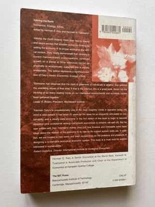 Valuing the Earth: Economic, Ecology, Ethics (signed)