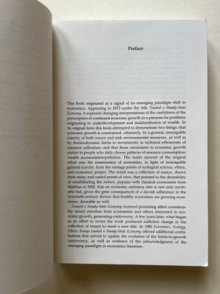 Valuing the Earth: Economic, Ecology, Ethics (signed)