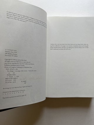 Sea Change: A Message of the Oceans (association copy)