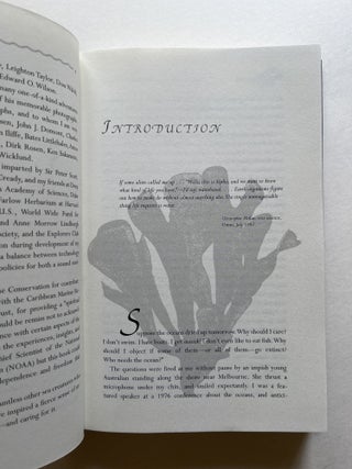Sea Change: A Message of the Oceans (association copy)