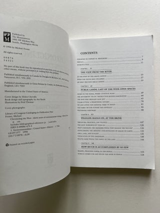 Chronicling the West: Thirty Years of Environmental Writing (signed)