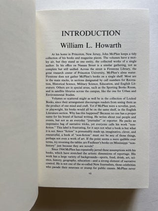 The John McPhee Reader (signed)