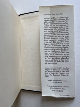 The John McPhee Reader (signed)