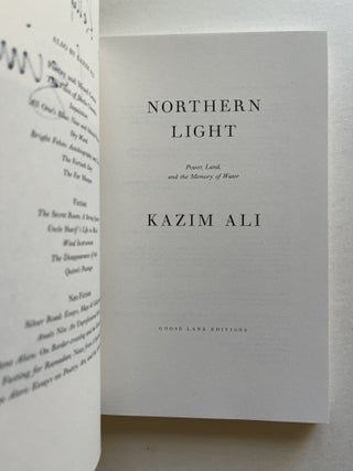 Northern Light: Power, Land, and Memory of Water (inscribed)