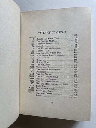 To the South Seas (inscribed to his great aunt)