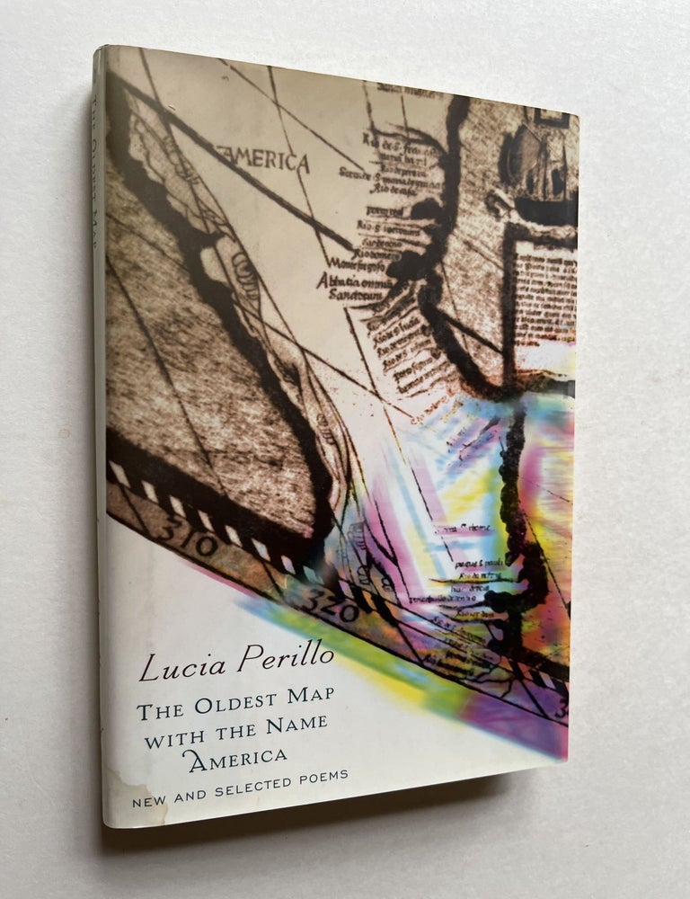 Item #1784 The Oldest Map with the Name America (Joan Didion's copy with ALS). Lucia Perillo, Joan Didion.