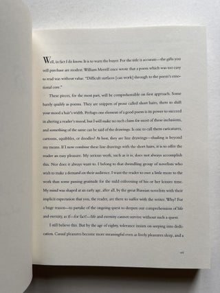 Modest Gifts (inscribed to Joan Didion and John Gregory Dunne)