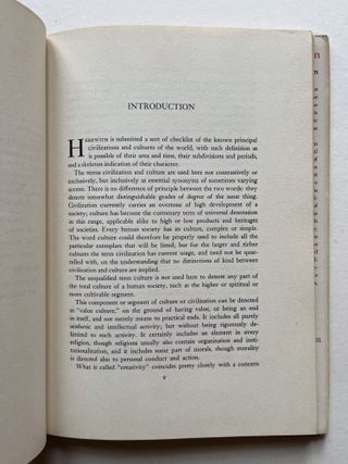A Roster of Civilizations and Culture (family association copy)