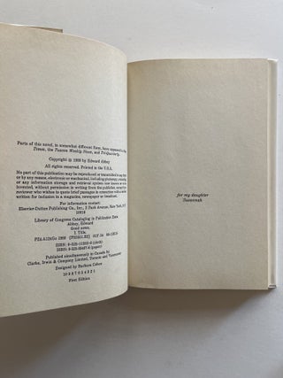 Good News: A Novel (inscribed, one of Abbey's own copies)