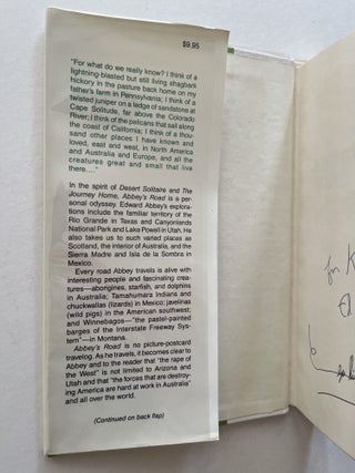 Abbey's Road (inscribed, one of Abbey's own copies)
