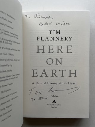 Here on Earth: A Natural History of the Planet (signed)