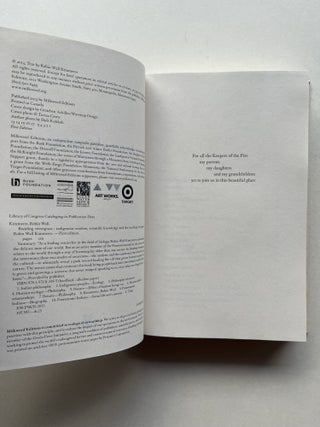 Braiding Sweetgrass: Indigenous Wisdom, Scientific Knowledge, and the Teachings of Plants (inscribed)