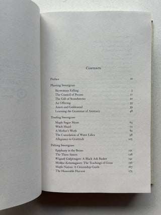 Braiding Sweetgrass: Indigenous Wisdom, Scientific Knowledge, and the Teachings of Plants (inscribed)