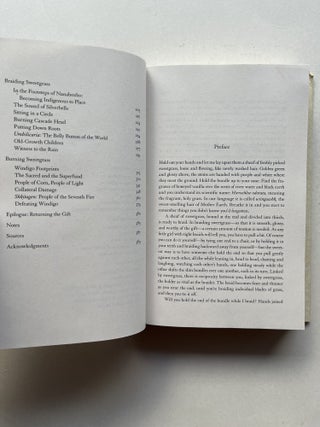 Braiding Sweetgrass: Indigenous Wisdom, Scientific Knowledge, and the Teachings of Plants (inscribed)