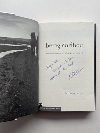 Being Caribou (signed)