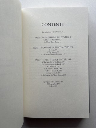 The Secret Knowledge of Water: Discovering the Essence of the American Desert (signed)