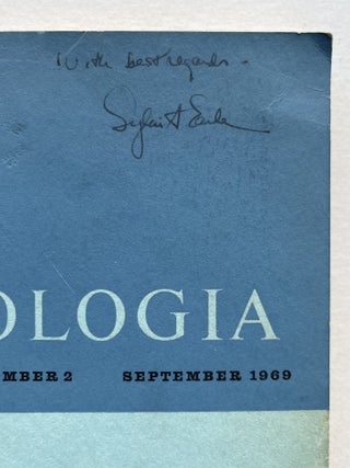 Phaeophyta of the Eastern Gulf of Mexico, Phycologia Vol. 7, No. 2 (Sylvia Earle's dissertation, signed)