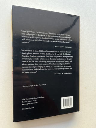 Arab/American: Landscape, Culture, and Cuisine in Two Great Deserts (association copy)